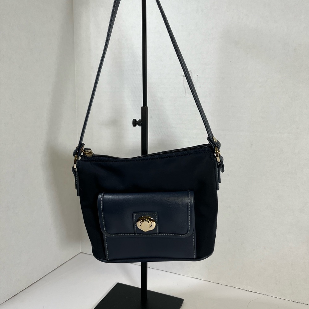 Liz Claiborne Small Blue Purse Shoulder Bag